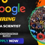 GOOGLE Recruitment Data Scientist