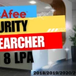 McAfee Security Researcher Job