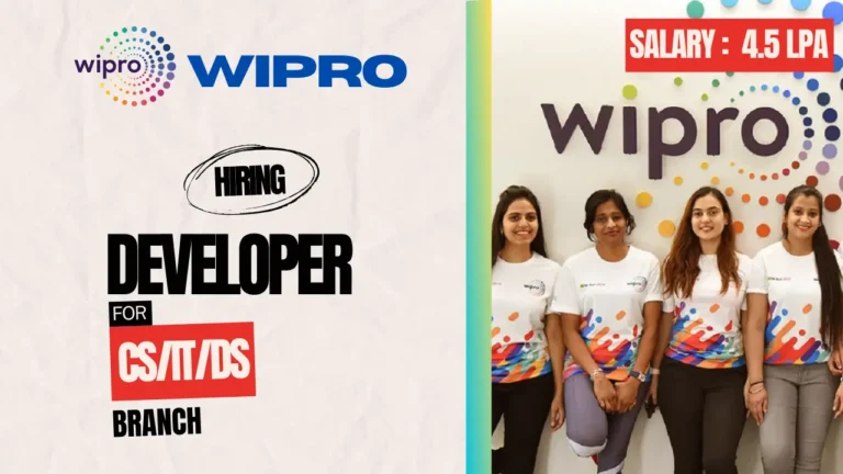 Wipro Developer Recruitment