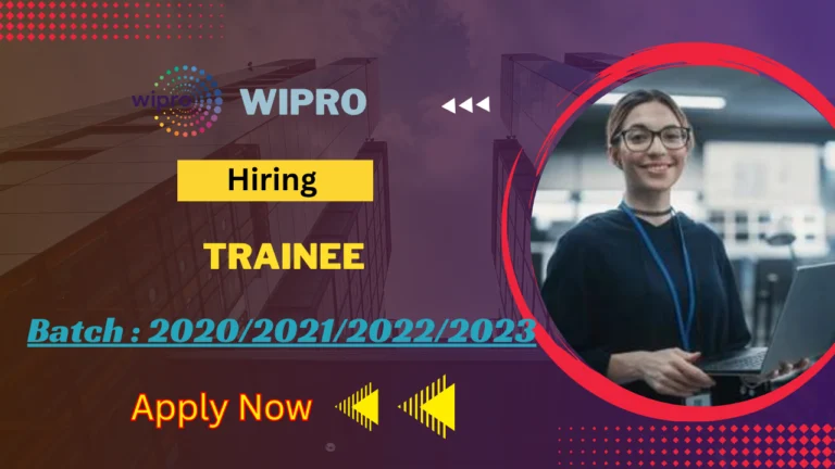 Wipro Trainee Recruitment