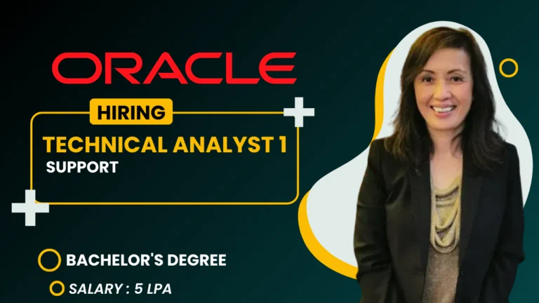 Oracle Technical Analyst 1-Support Job