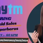 Paytm Field Sales Superheros Recruitment