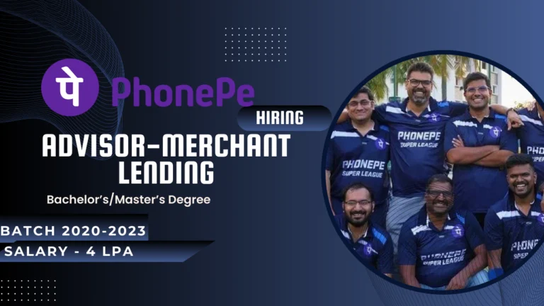 PhonePe Advisor - Merchant Lending Job
