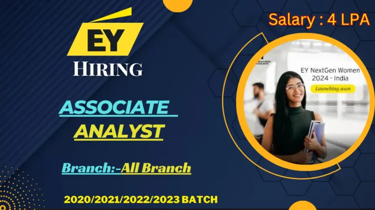 EY Associate Analyst Job