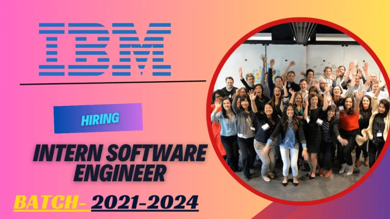 IBM Intern Software Engineer Job