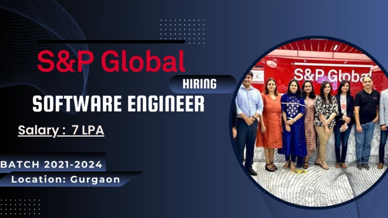 S&P Global Software Engineer Job