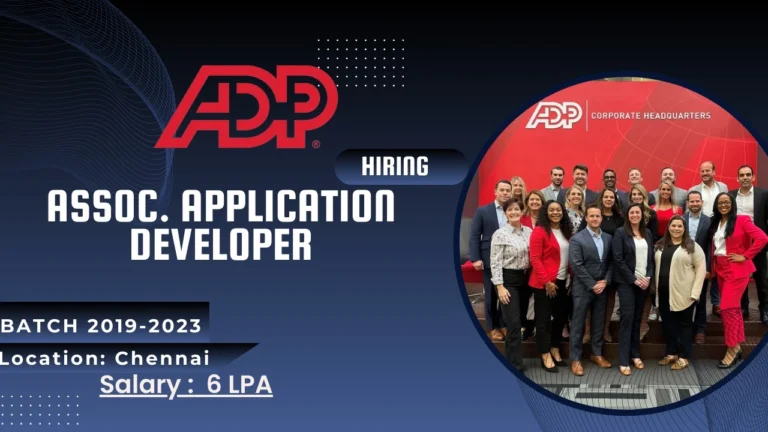 ADP Assoc. Application Developer Job