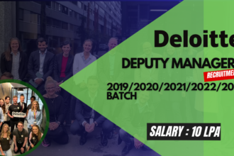 Deloitte Deputy Manager Job