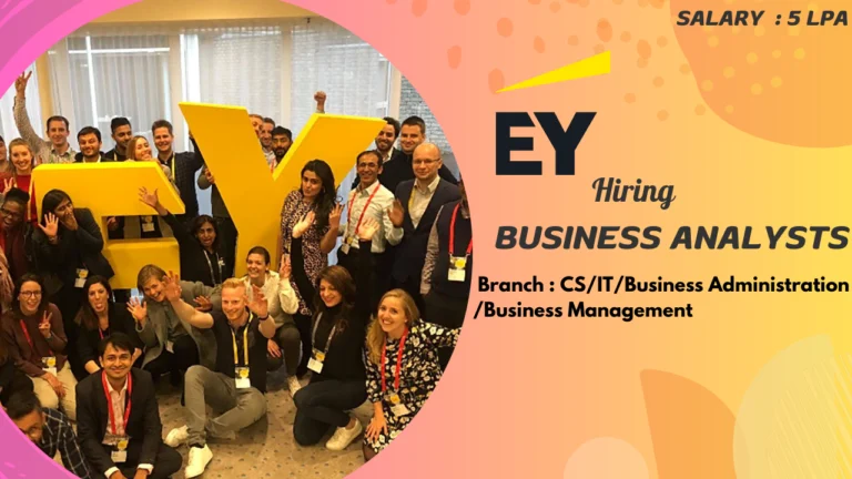 EY Business Analysts jOB