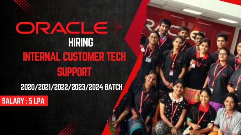 Oracle Internal Customer Tech Support Job