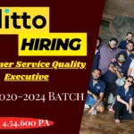 Ditto Customer Service Quality Executive Job