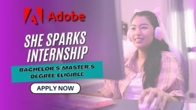 Adobe She Sparks internship